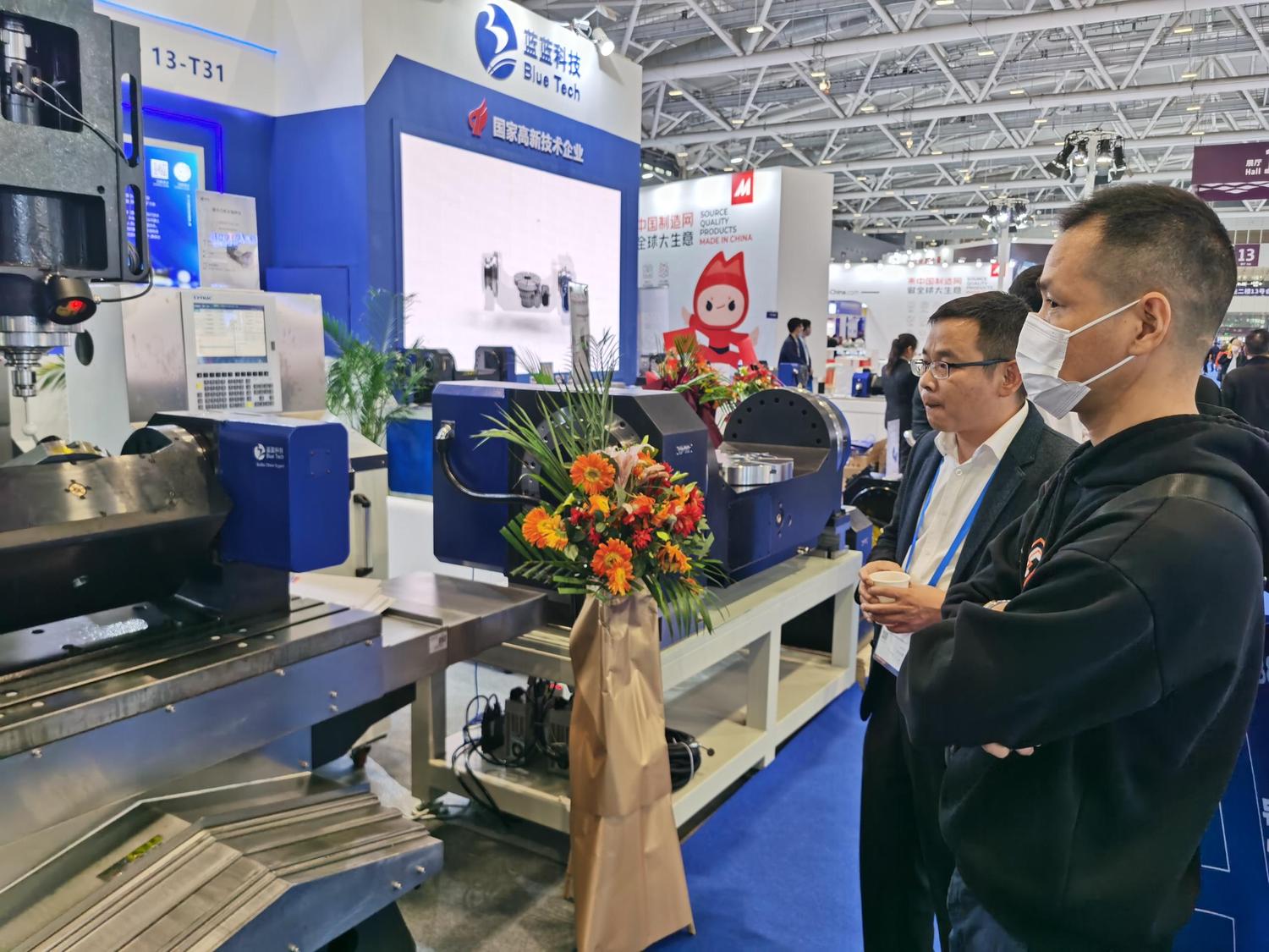 隆重登场| 蓝蓝科技携工业母机——精密数控转台亮相ITES深圳国际工业展